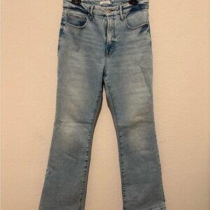 Good American Light Blue Straight Leg Jeans
